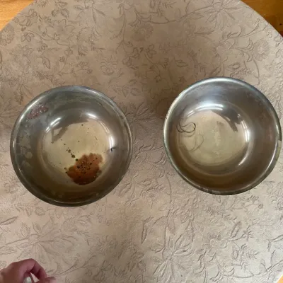 Silverplate Revere Bowls, Pair (1981 Presentation)
