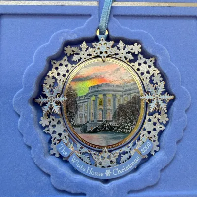 White House Christmas ornament collection