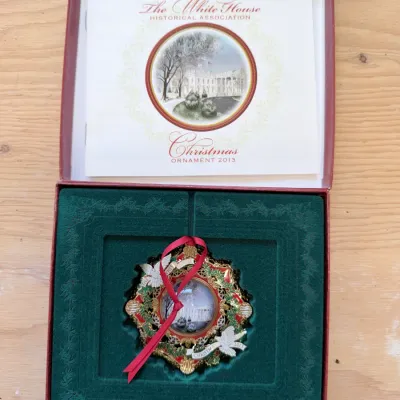 White House Christmas ornament collection