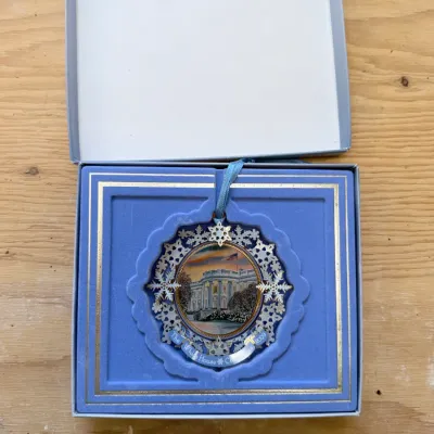 White House Christmas ornament collection