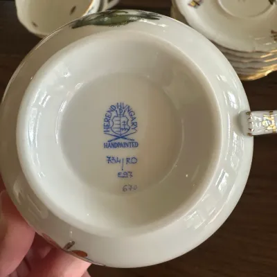 Herend 'Rothschild Bird' Hand-Painted Porcelain Service