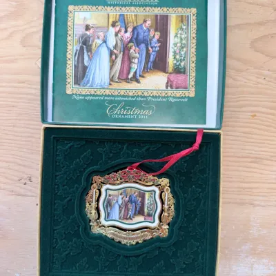 White House Christmas ornament collection