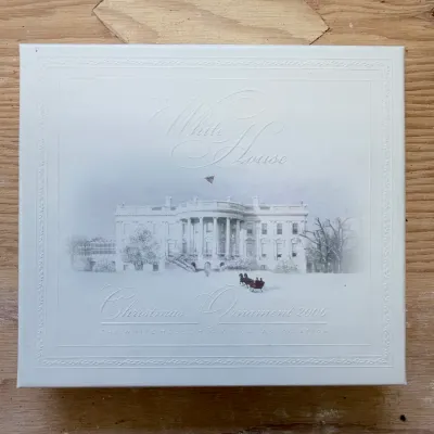 White House Christmas ornament collection