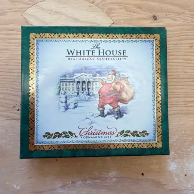 White House Christmas ornament collection