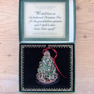 White House Christmas ornament collection