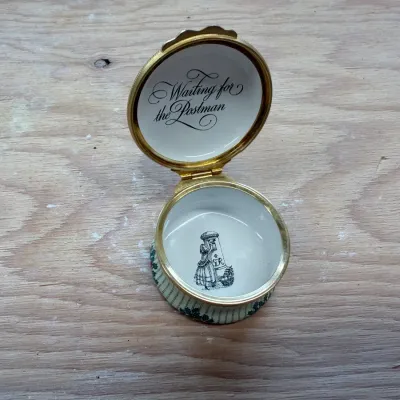 Enamel Christmas box collection (~20, Halcyon Days)