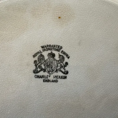Charles Meakin White Ironstone Platter