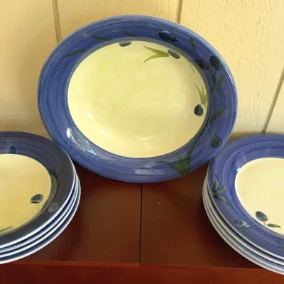 Tuscan Table! Hand-Painted Italian Ceramic Dinnerware