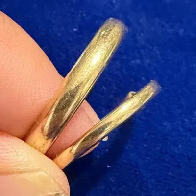 14K Gold Couple’s Wedding Bands – 5.2g Total