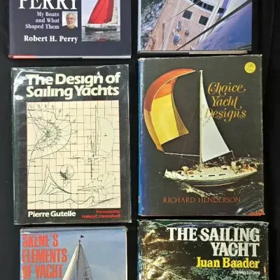Collection Of Yacht Design and Boat Building Books