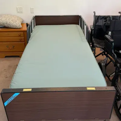 Drive Full Electric Hospital Bed w/ Mattress & Side Rails – 450 lb Capacity