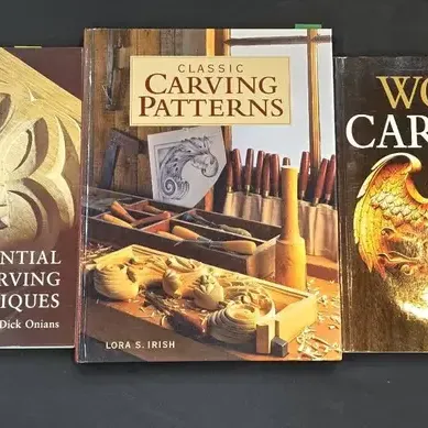 Collection Of Woodcarving Books 
