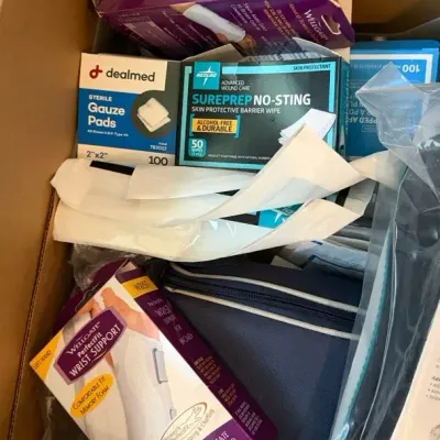 Mystery S/M Box Of First Aid Essential Items 