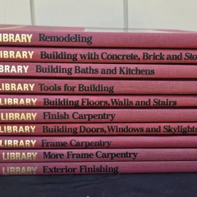 Collection of CBUILDER'S LIBRARY Fine Homebuilding Books