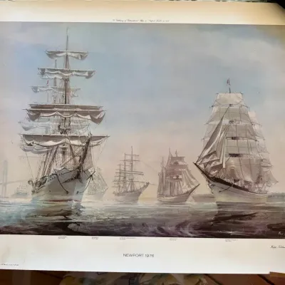 Kipp Soldwedel “Newport 1976” Tall Ships Maritime Print