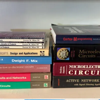 Electronics Engineering and Circuit Design Textbook Lot