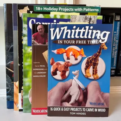 Woodcarving and Whittling Instruction Book Lot