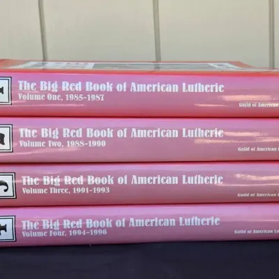 The Big Red Book Of American Lutherie; Volumes 1-4; 1985-1996