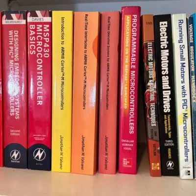 Microcontrollers, Robotics, and Embedded Systems Book Lot 