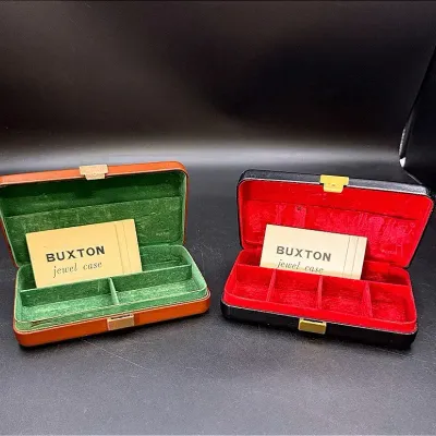 Brown Buxton Jewel Case And Black Buxton Jewel Case 