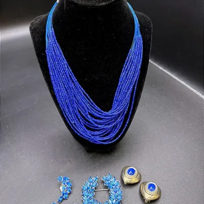 Bright Blue Jewelry Lot
