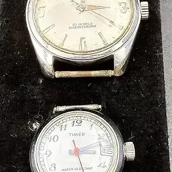 Timex Watch Case And Waltham Watch Case 