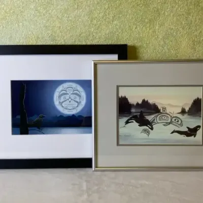 Andy Everson "Confessions to the Moon"/Sue Coleman "Killer Whales 