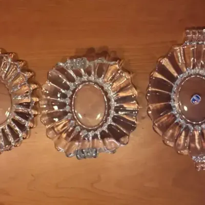 Heisey Crystolite Double-Handled Oval Cheese Plate & Others 