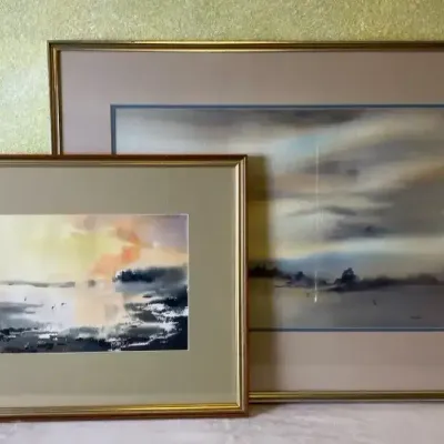 N. Taylor Stovington & Alice Waywell Atmospherice Watercolors 