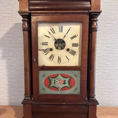 E.S. Conant “Clocks!” American Shelf Clock, 177 Pearl St. New York – c. 1850s–1860s