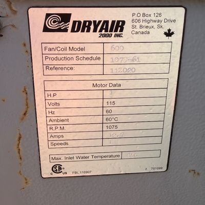 Sale Photo Thumbnail #56: 2-DRYAIR 2000 Inc Setup

Only one of these has been used recently, the others we are not sure of condition they could possibly work OR they could be used for parts.

Dryair 2000 INC 
Three boilers along with attachments and hoses all being sold together.
