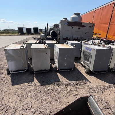 Sale Photo Thumbnail #48: 2-DRYAIR 2000 Inc Setup

Only one of these has been used recently, the others we are not sure of condition they could possibly work OR they could be used for parts.

Dryair 2000 INC 
Three boilers along with attachments and hoses all being sold together.
