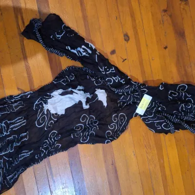 Mary Poppins scrinkle fashion scarf