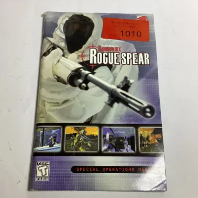Tom Clancy’s Rainbow Six Rogue Spear Special Operations Manual PC Game Strategy Guide Red Storm Entertainment