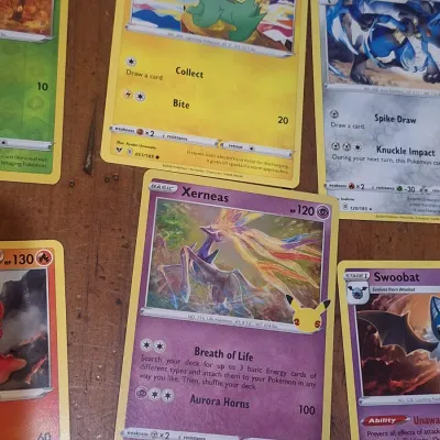 Pokémon Trading Card Lot – Ho-Oh, Lugia, Lucario, Professor’s Research Holo & Assorted Cards
