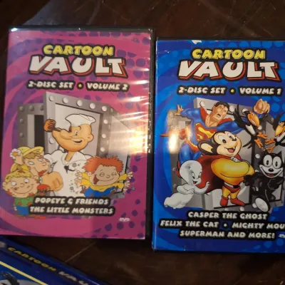 Cartoon Vault Classic Cartoons 8-Disc DVD Collection – Volumes 1 & 2 Plus 4-DVD Collector's Set – Superman, Popeye, Casper,...