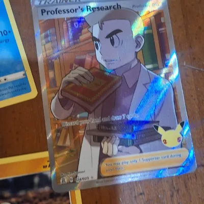 Pokémon Trading Card Lot – Ho-Oh, Lugia, Lucario, Professor’s Research Holo & Assorted Cards