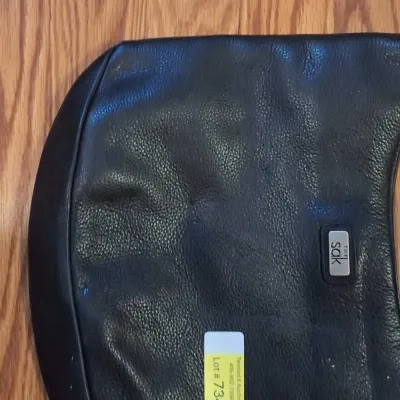 The Sak Black Pebbled Leather Shoulder Bag Purse
