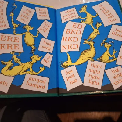 Dr. Seuss Beginner Books Hop on Pop & One Fish Two Fish Red Fish Blue Fish Hardcover Children’s Books
