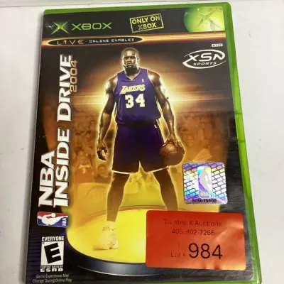 NBA Inside Drive 2004 Original Xbox – Shaquille O'Neal Cover – XSN Sports – Complete
