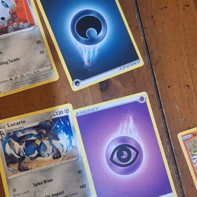 Pokémon Trading Card Lot – Ho-Oh, Lugia, Lucario, Professor’s Research Holo & Assorted Cards