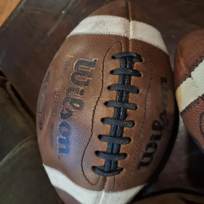 Lot of 3 Wilson Footballs – Vapor One & NFL Extreme Vintage Used Footballs