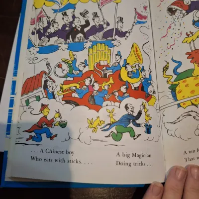 Dr. Seuss Hardcover Children’s Book Lot – Green Eggs and Ham, One Fish Two Fish, Mulberry Street & ABC