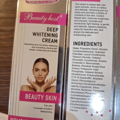 3 Beauty Host Deep Whitening Cream Beauty Skin Moisturizing Cream – 50g Each