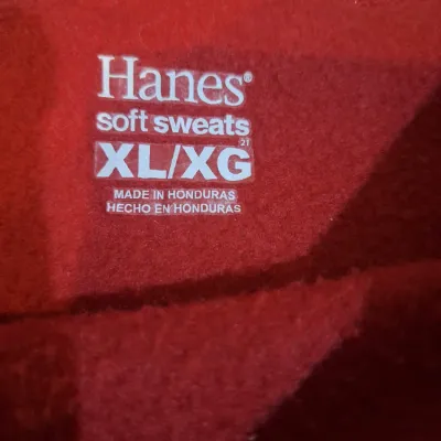 Hanes Soft Sweats XL/XG Red “Grandma’s Are Special” Graphic Crewneck Sweatshirt