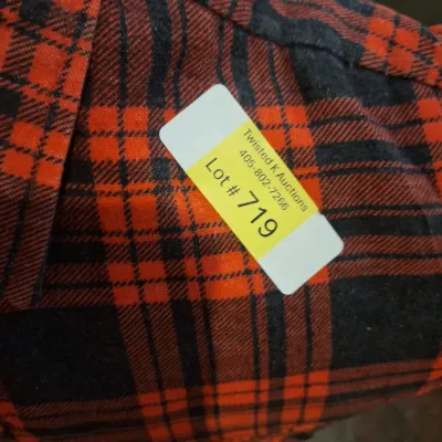 Vintage Anthony's Red & Black Plaid Quilted Flannel Shirt Jacket Size M