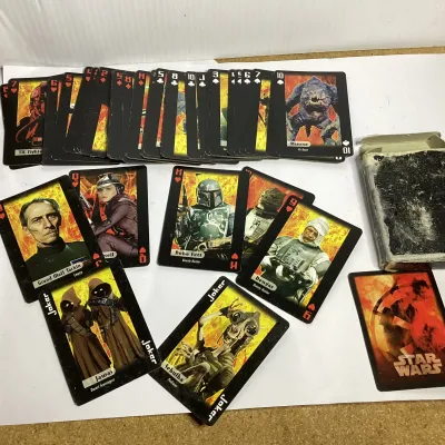 Star Wars Character Playing Cards Deck – Boba Fett, Rancor, Jawas & More – Lucasfilm