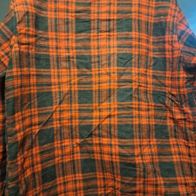 Vintage Anthony's Red & Black Plaid Quilted Flannel Shirt Jacket Size M