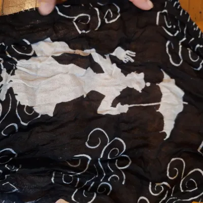 Mary Poppins scrinkle fashion scarf