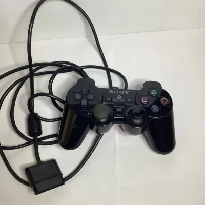 Sony PlayStation 2 DualShock 2 Analog Wired Controller Black – PS2